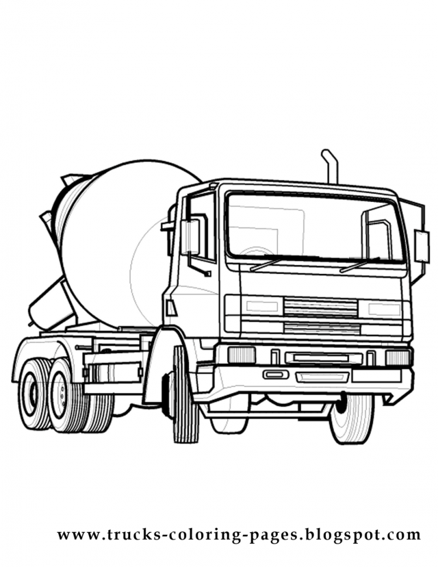 Dumptruck With Stones Coloring 142593 Construction Truck Coloring ...