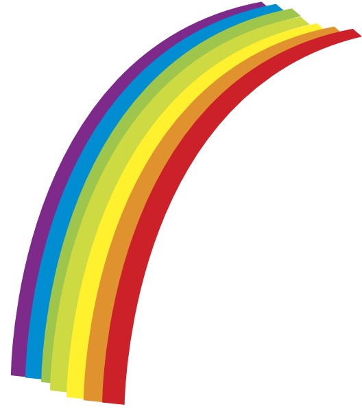 Rainbow Clip Art at Clker.com - vector clip art online, royalty ...