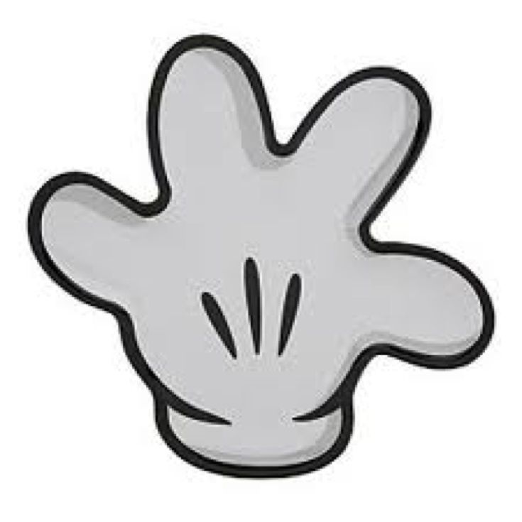 free mickey mouse glove clip art - photo #30