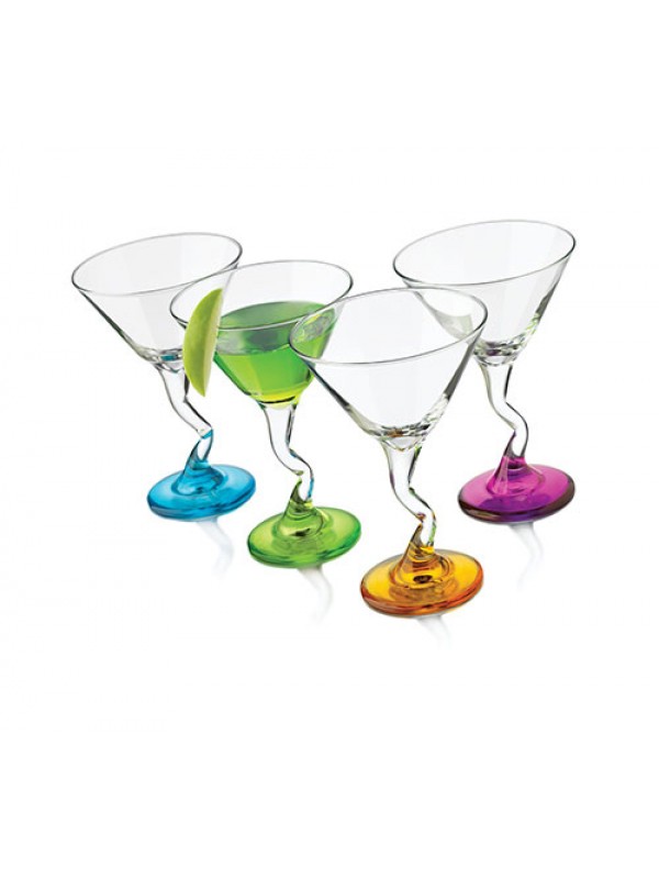 Buy Libbey Colors Martini Glass Set | 4-piece | 1729 For Just Rs 4490
