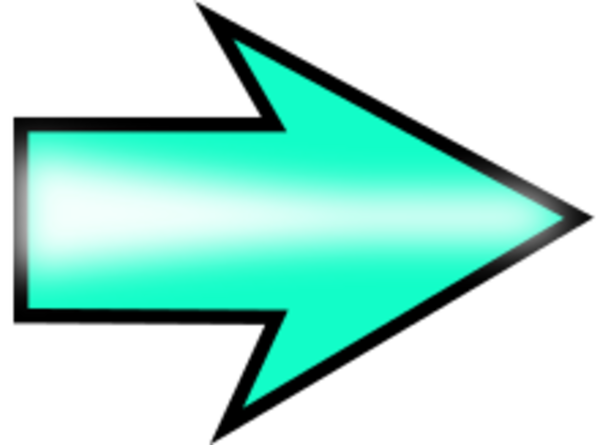arrow pointing right - vector Clip Art