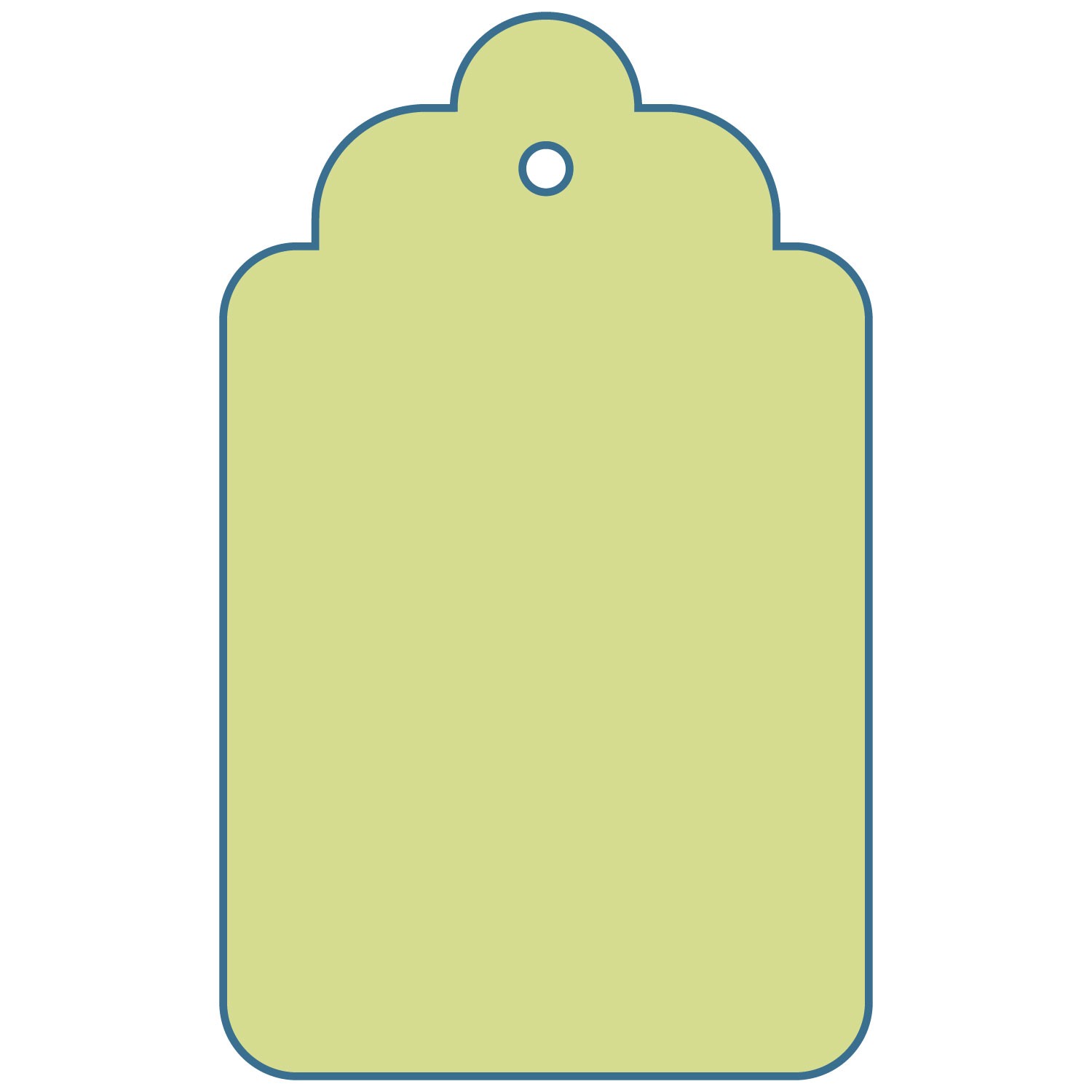 Gift Tag Outline - Cliparts.co