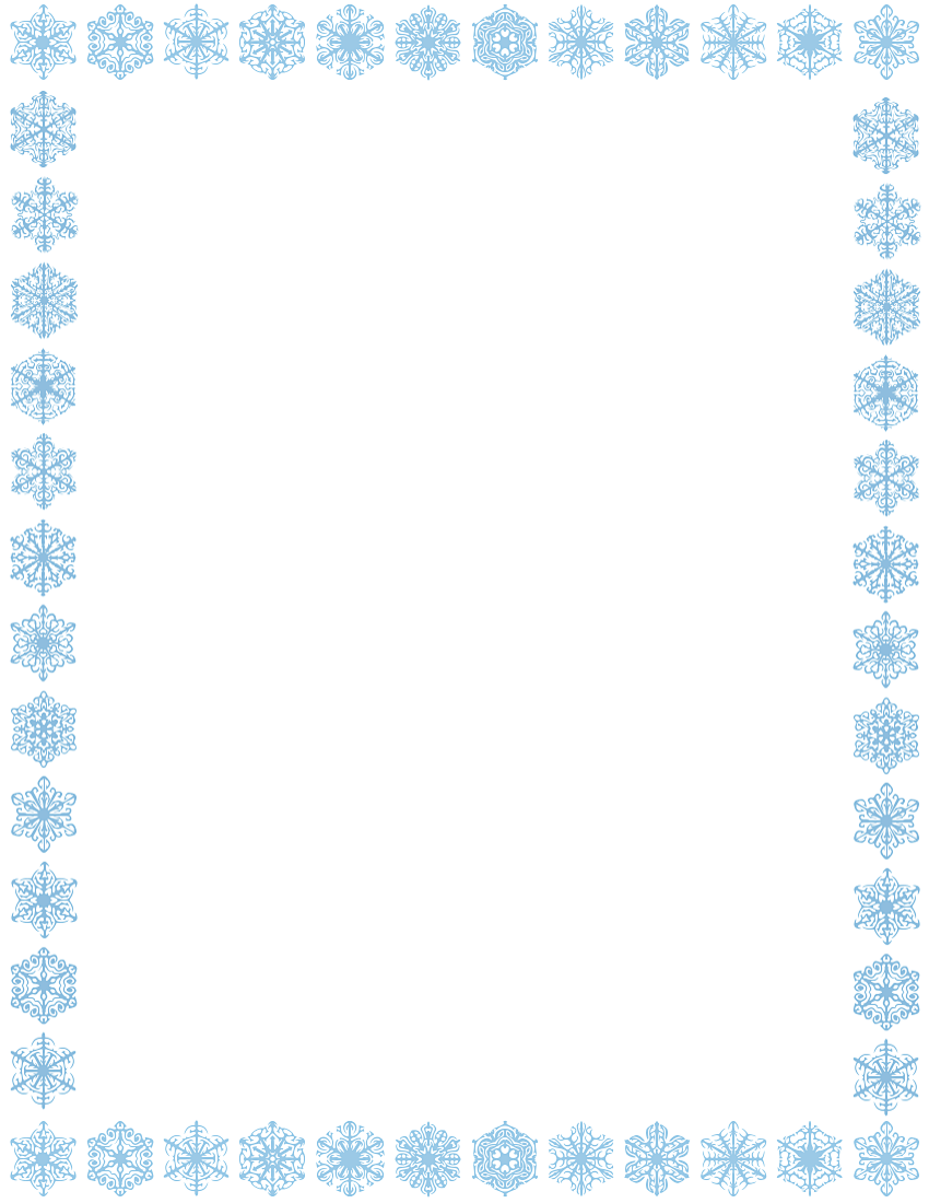 Free Snowflake Border Clipart Cliparts.co