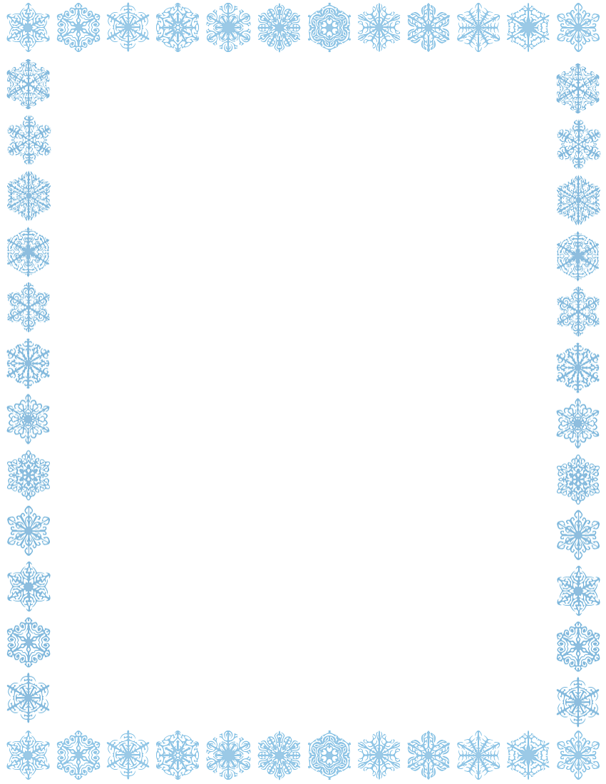 clip art snow border - photo #1