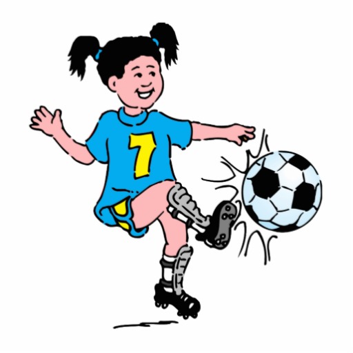 Girl Playing Soccer - ClipArt Best