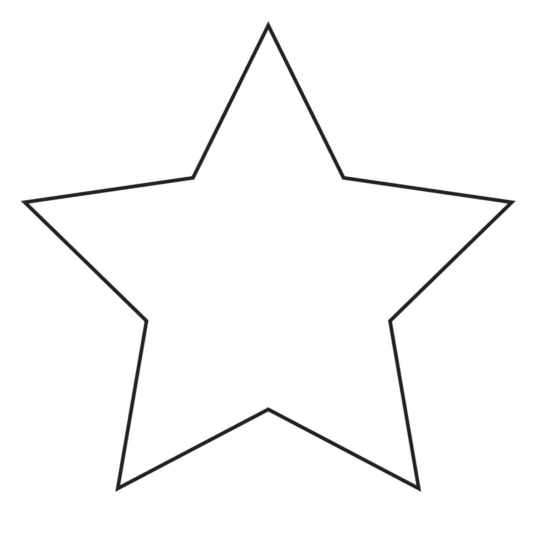 Images For > Shooting Star Outline Clip Art