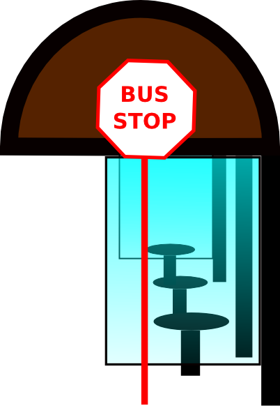 Bus Stop clip art - vector clip art online, royalty free & public ...