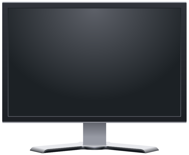 Download PNG image: LCD display monitor PNG image