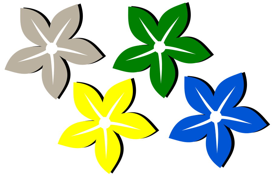 Flower Cliparts, Flower Design SVG - 2