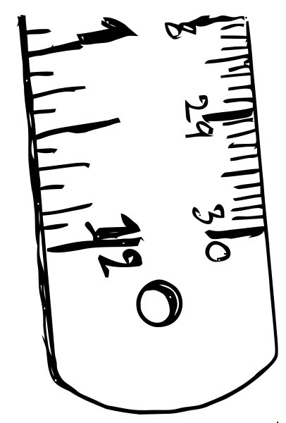 Ruler Black And White | Clipart Panda - Free Clipart Images