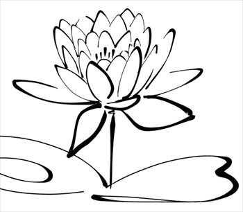 Free calligraphy-Lotus Clipart - Free Clipart Graphics, Images and ...