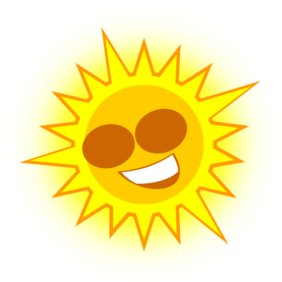 Smiling Sun With Sunglasses | Clipart Panda - Free Clipart Images