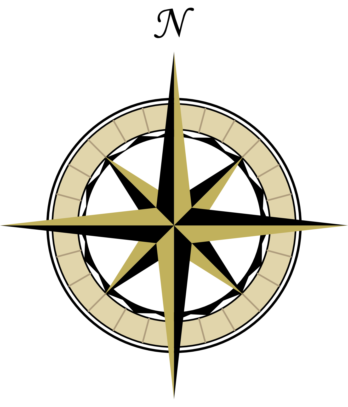 Blank Compass Rose Cliparts co