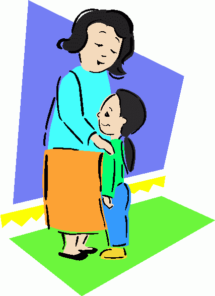 free mother daughter clipart - photo #12