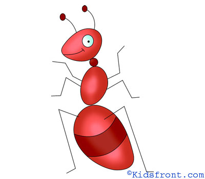 How to Draw Garden Ant, How to Draw for Kids, How to Draw Step by ...