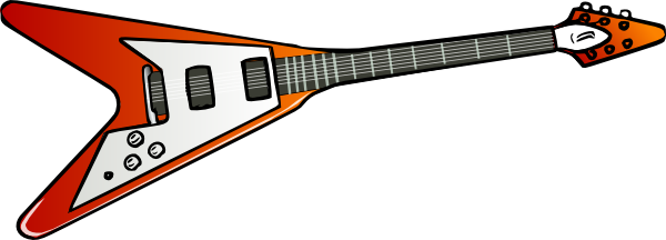 free-vector-flying-v-guitar- ...
