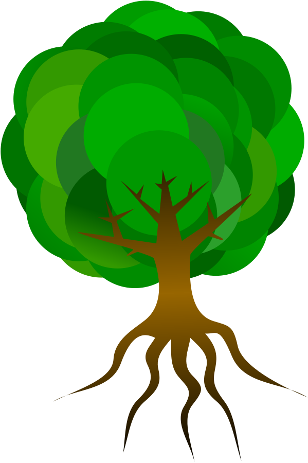 Simple Tree 1 Clipart, vector clip art online, royalty free design ...