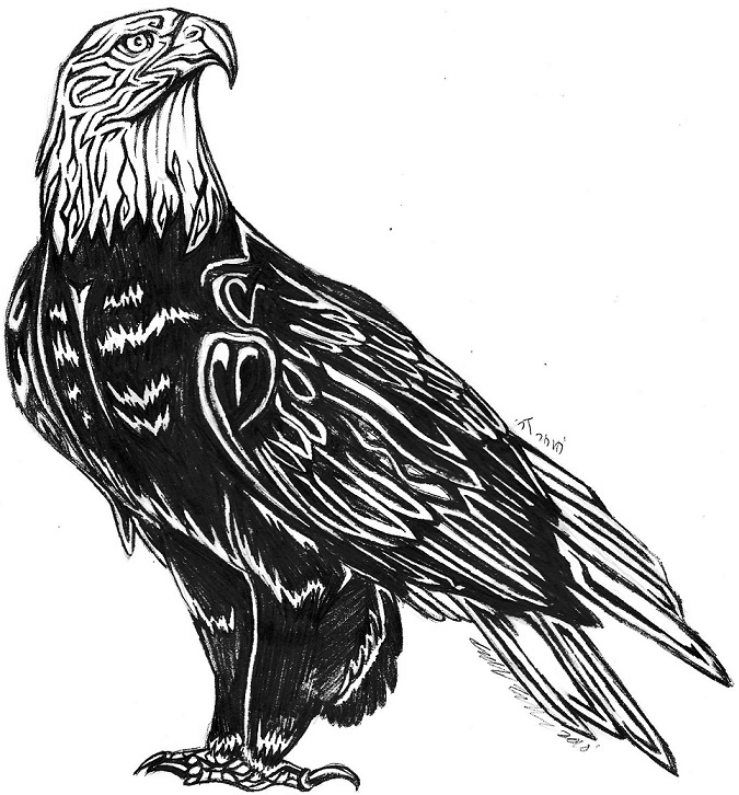Tribal Eagle by SaltyPuppy on deviantART