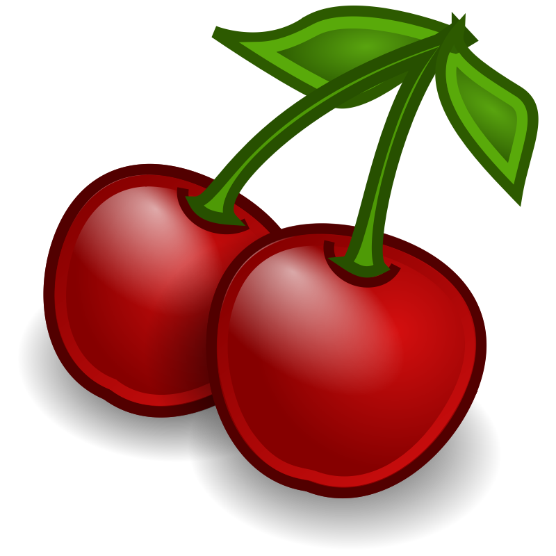 Clipart - fruit-cherries
