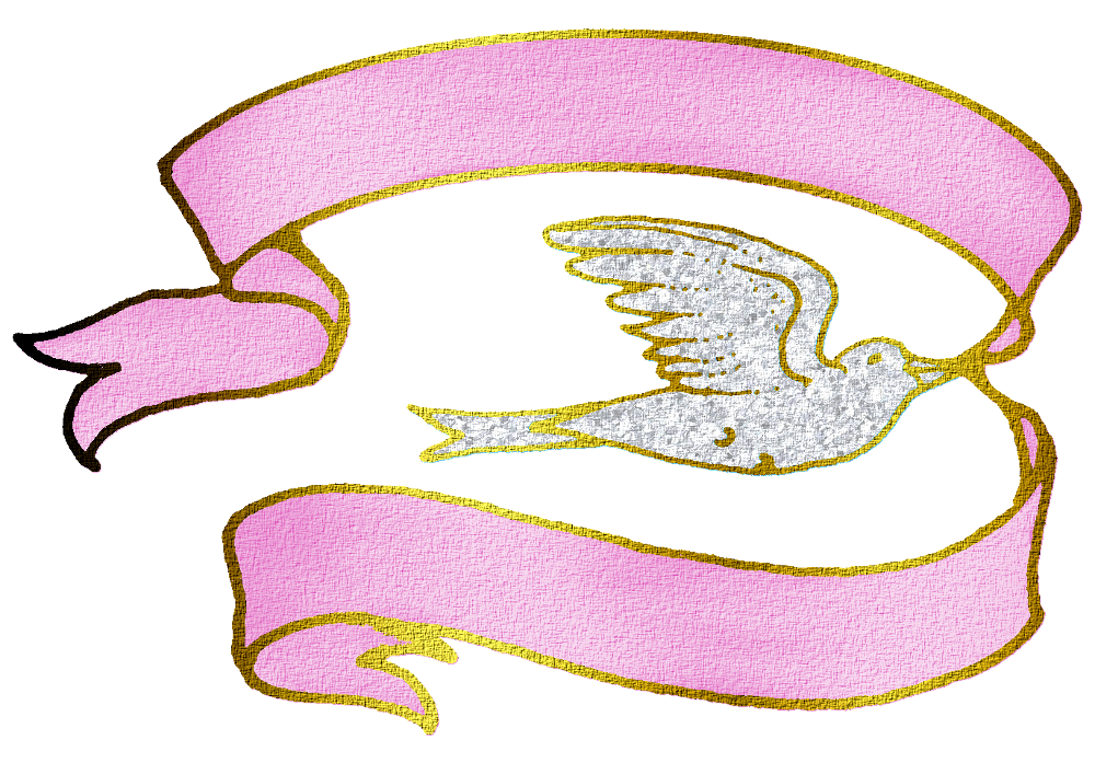 Dove with pink ribbon png by clipartcotttage on deviantART