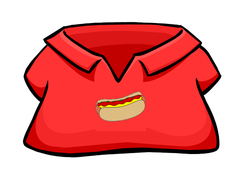 Image - Red Hot Dog Shirt.png - Club Penguin Wiki - The free ...