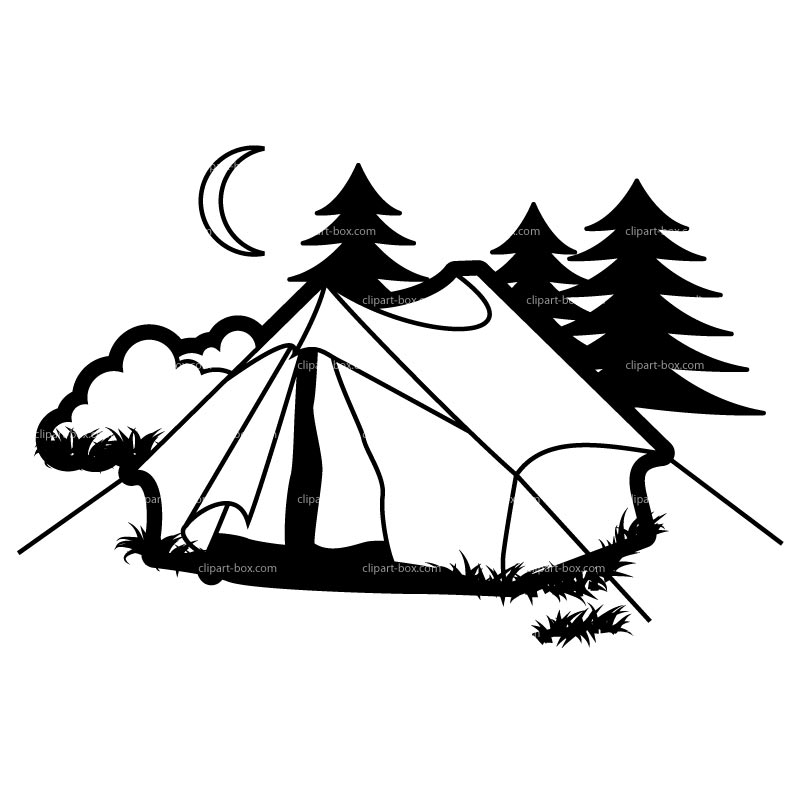 clipart camping icon royalty