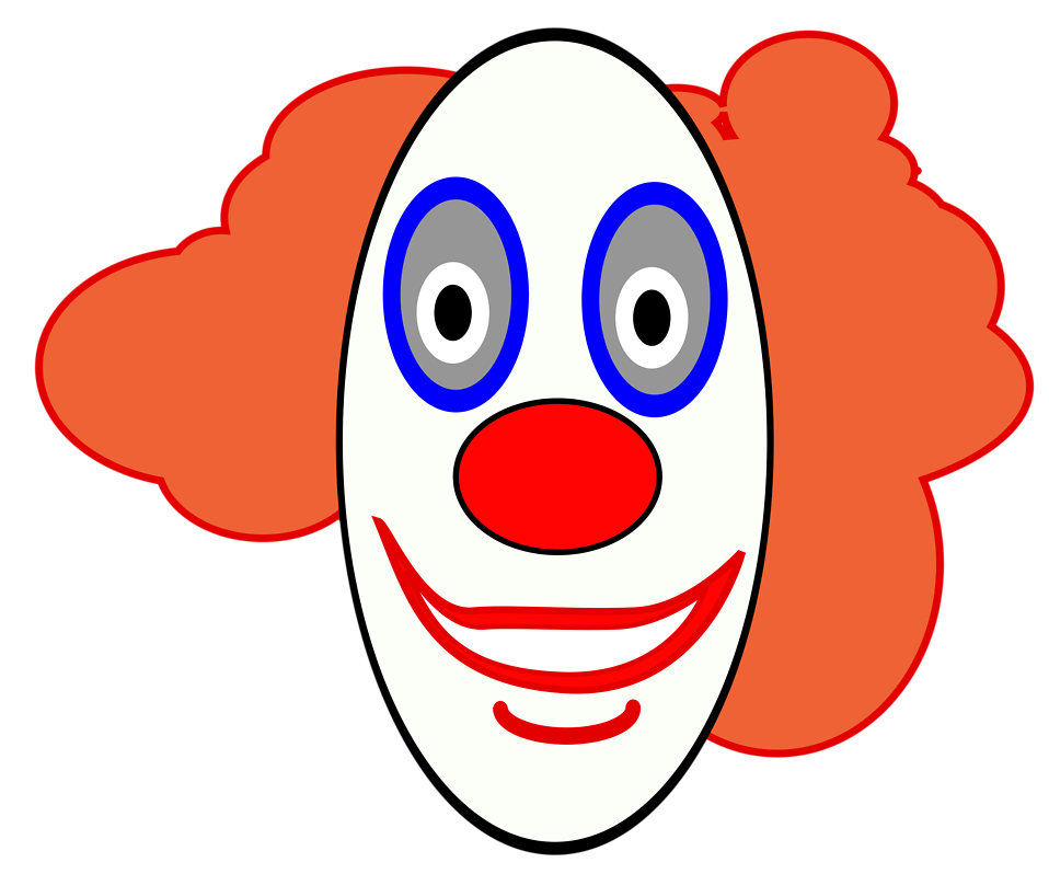 Free Stock Photos | Illustration of a cartoon clown face | # 17182 ...