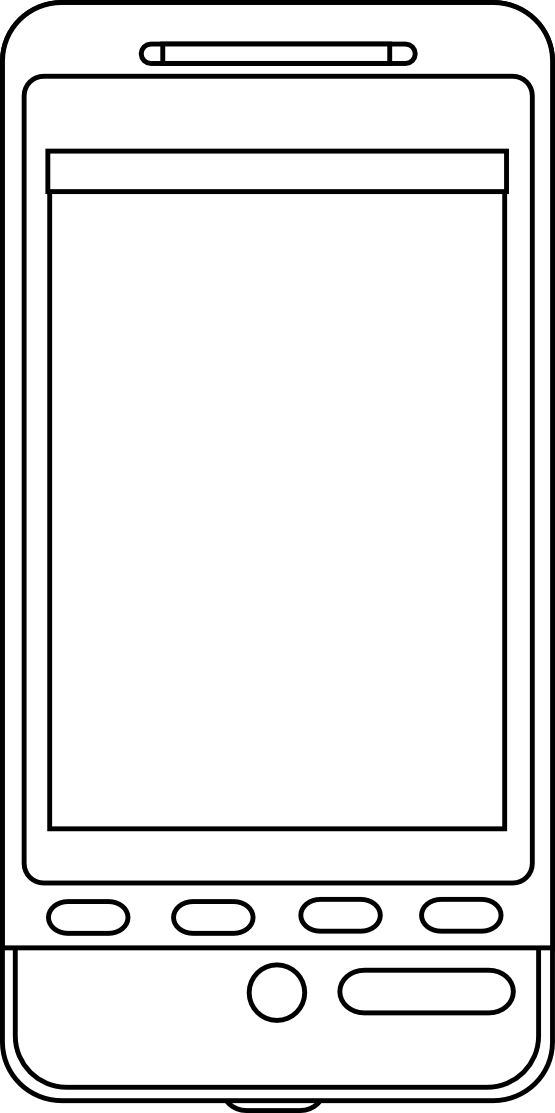 Android Line Art Black White Line Art Scalable Vector Graphics SVG ...