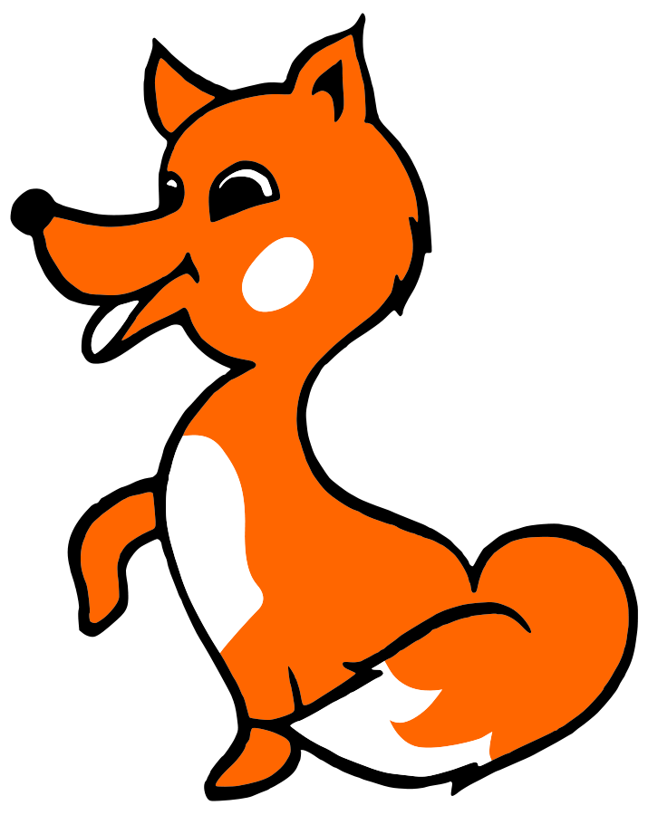 Fox Animal Clipart, vector clip art online, royalty free design ...