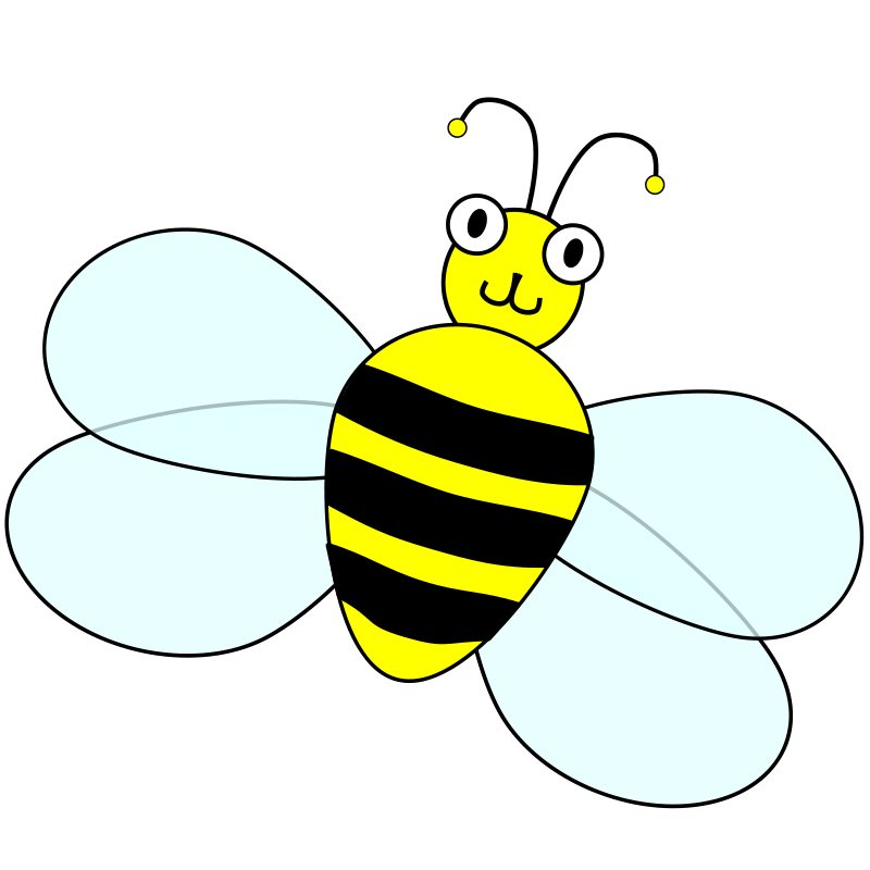 free cute bee clipart - photo #44