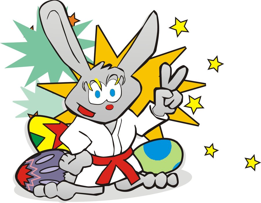 Easter Martial Arts Rabbit by DPForPrez on deviantART