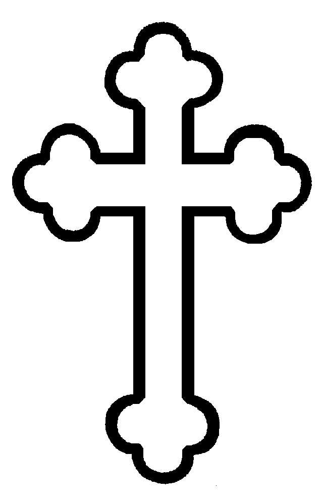 Christian Cross Template