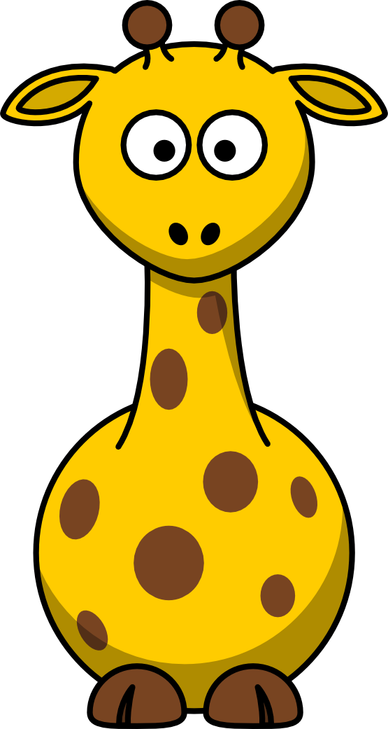 Lemmling Cartoon Giraffe Christmas Xmas Stuffed Animal Coloring ...
