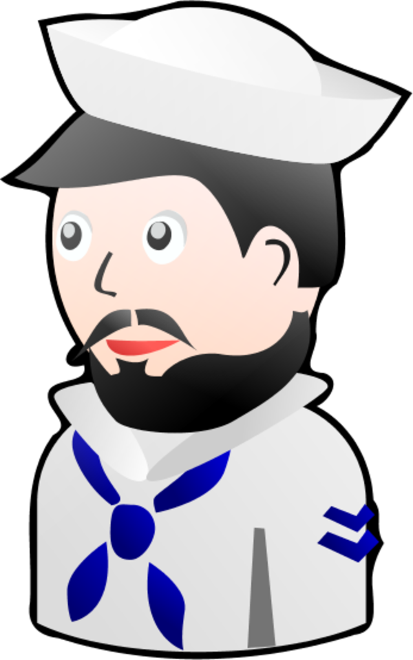 man sailor - vector Clip Art