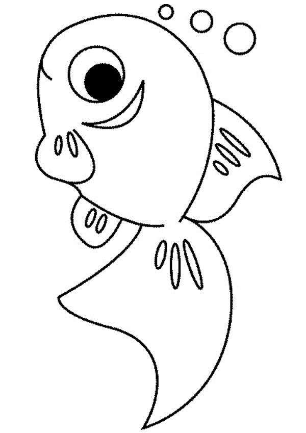 coloring pages with fish | Coloring Kids