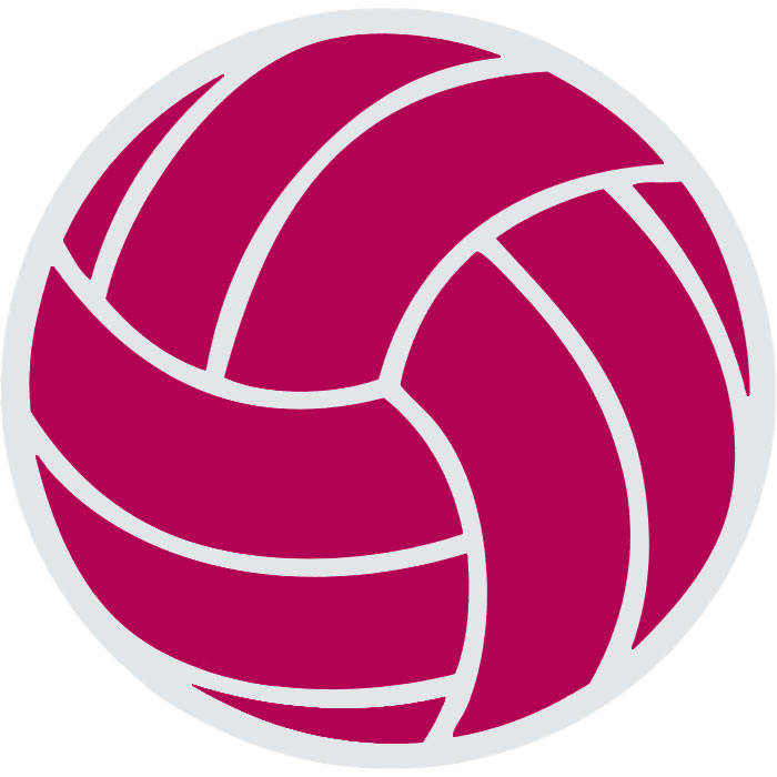 Pix For > Pink Volleyball Clip Art