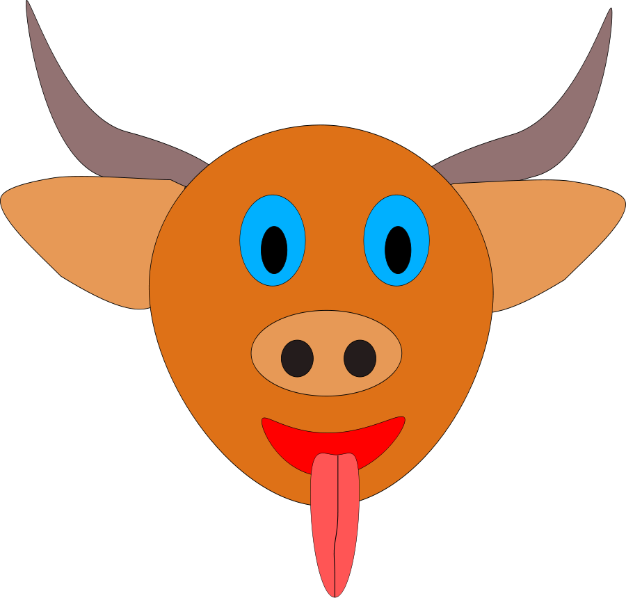 Bull SVG Vector file, vector clip art svg file