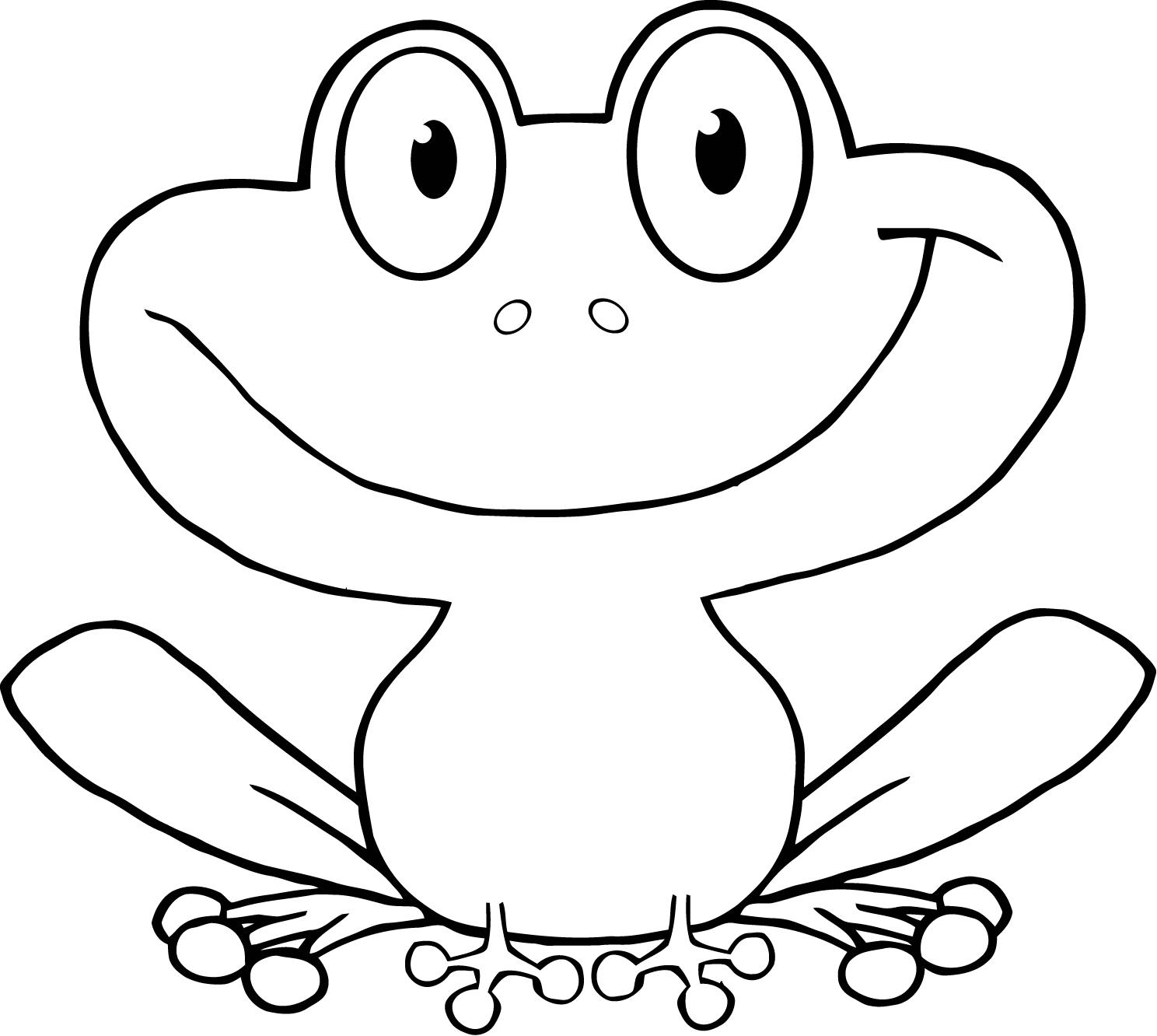 How To Draw A Cartoon Frog - ClipArt Best