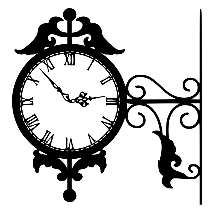 clock silhouette clip art - photo #26