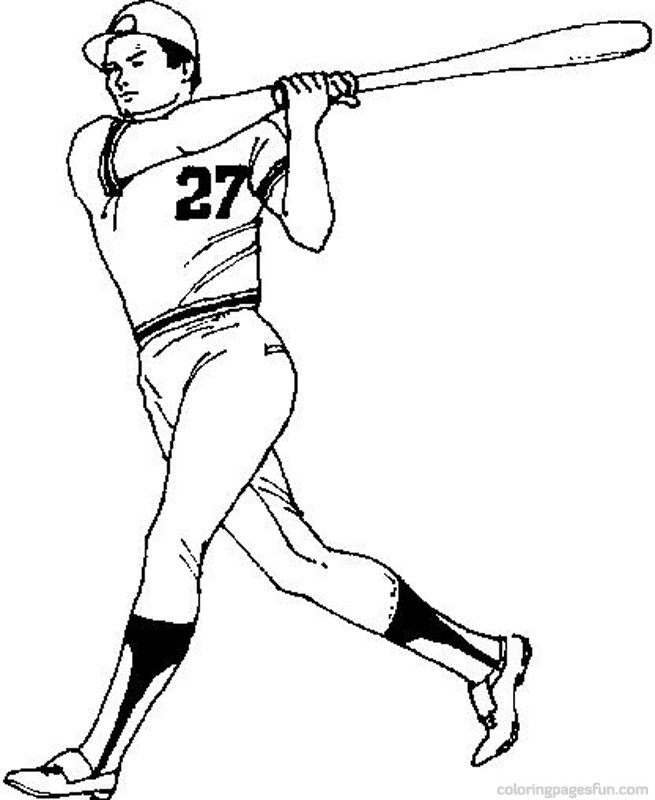 all star coloring pages baseball - photo #8