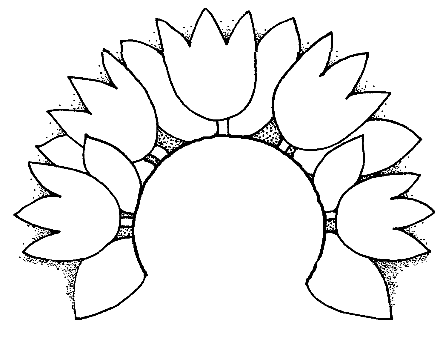 Flowers For > Sunflowers Clip Art Black And White