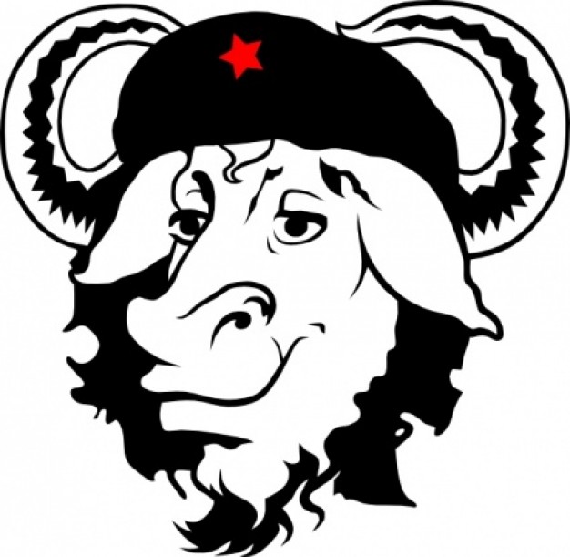 Gnu Cap Hat Cow clip art Vector | Free Download