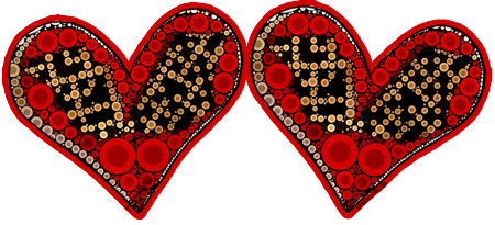 clipart-hearts-red-collage- ...