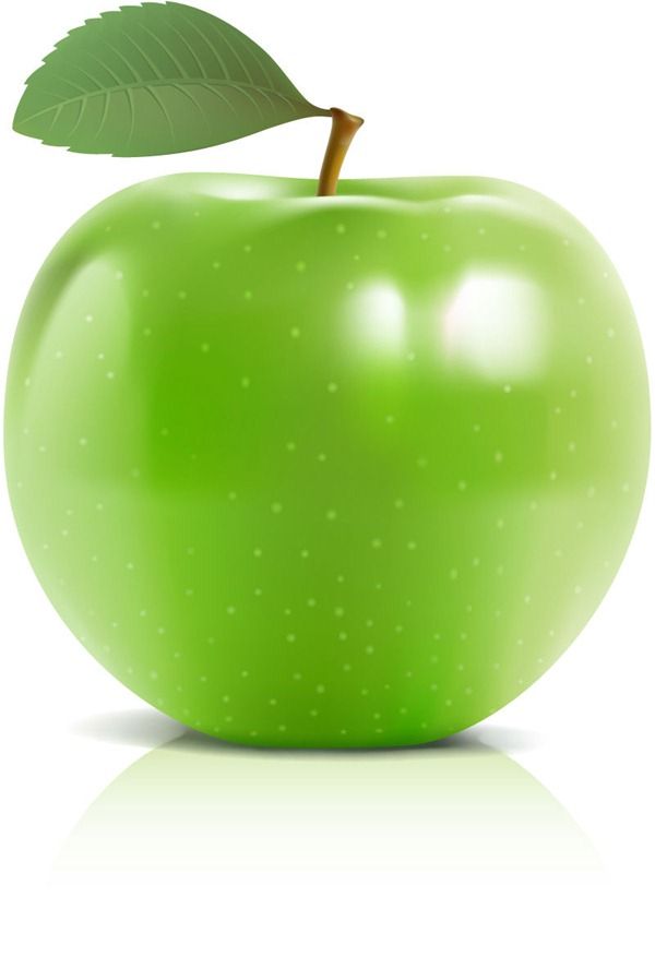 clipart of green apple - photo #45