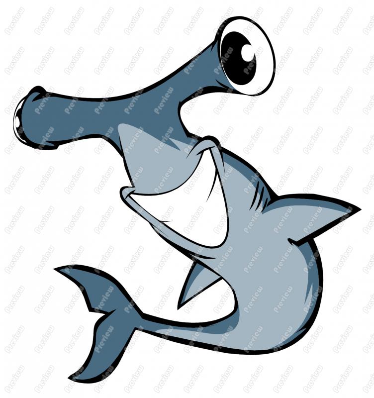 free cartoon shark clipart - photo #42