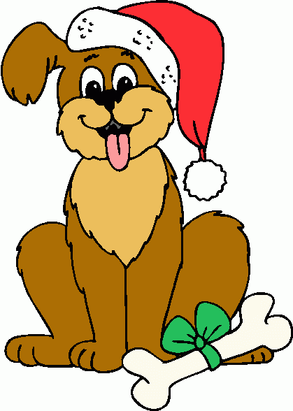 Christmas Dog Clip Art - ClipArt Best