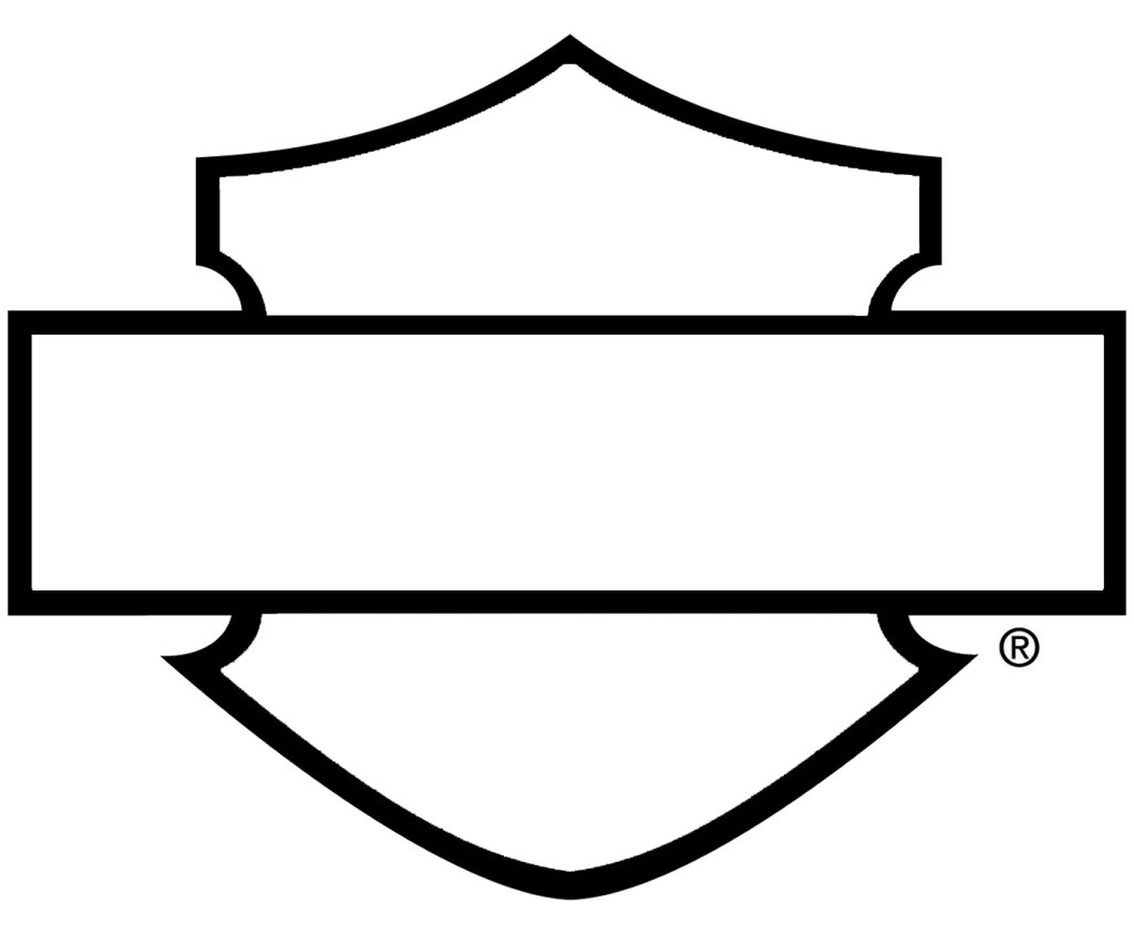 Harley Davidson Logo Outline - Cliparts.co