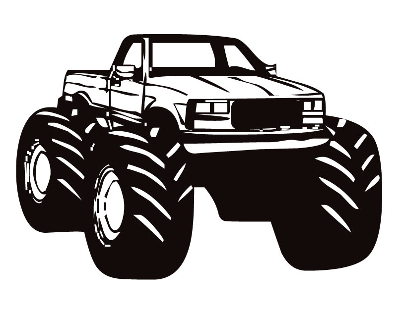 brutus monster truck Colouring Pages (page 2)