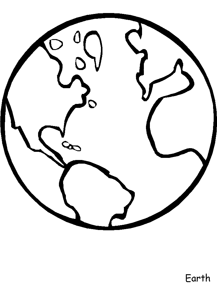 Black And White Picture Of The Earth
