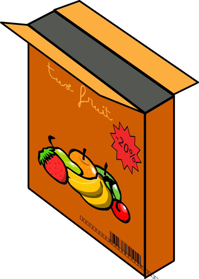 Cereal Box large 900pixel clipart, Cereal Box design